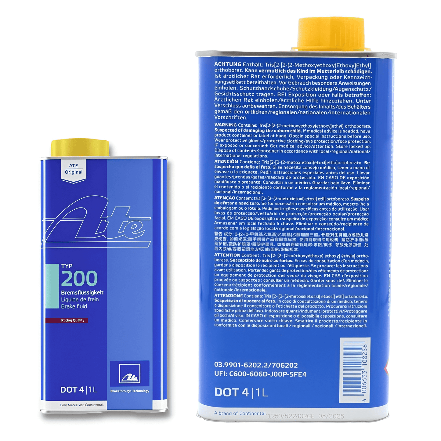 Liquido Freno Alemán ATE Original DOT 4