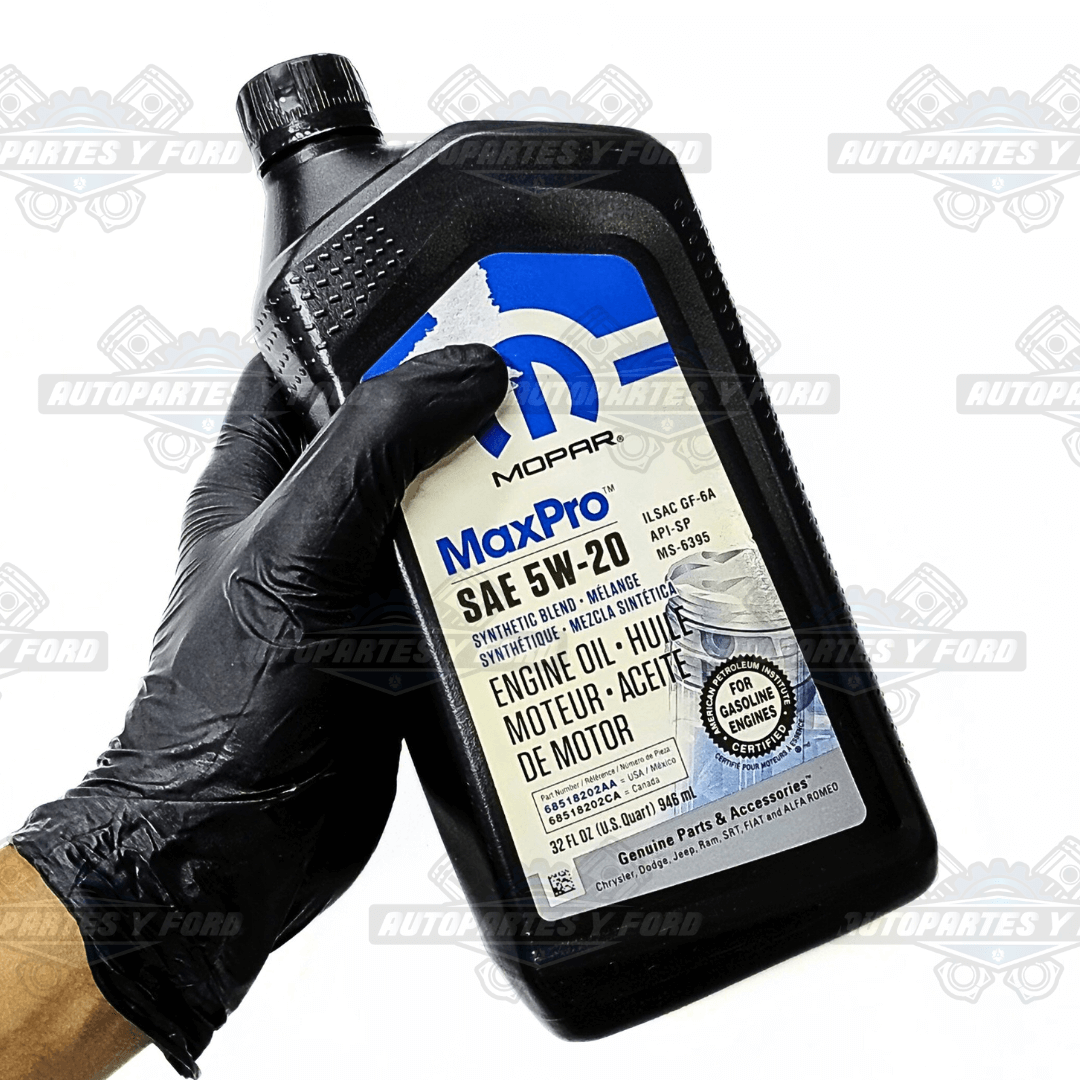 Aceite motor Mopar 5w20 68518202aa 68518202ca 