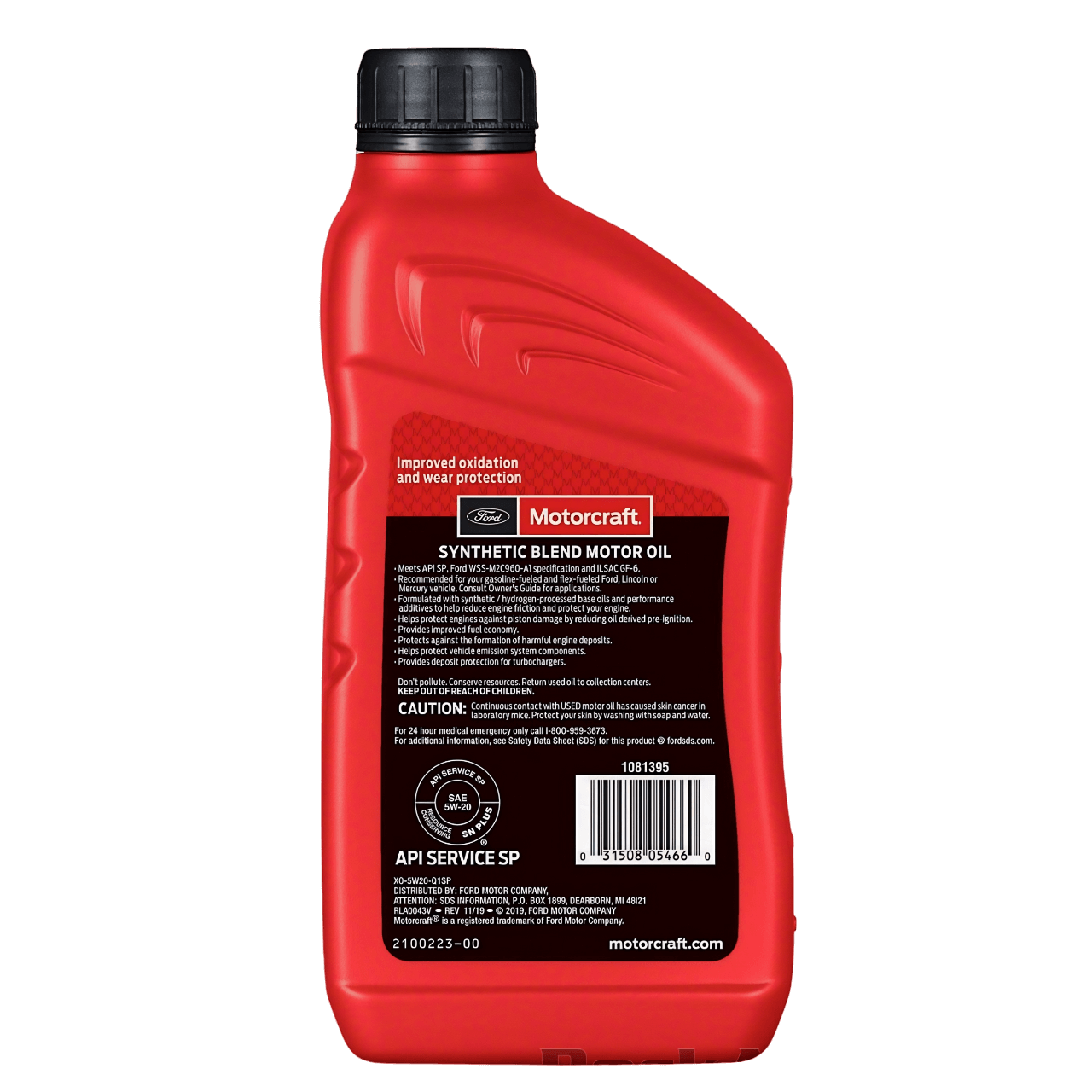 Aceite Motor Ford Motorcraft SAE 5W20